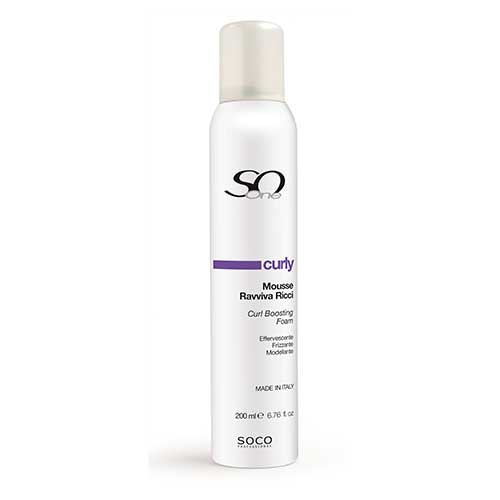 Mousse Curly Lavado y Acondicionamiento So One SOCO Gel y acabado del cabello